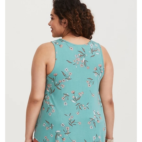 Teal tank top - Picture 2 of 3